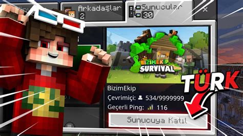 Minecraft türk server indir